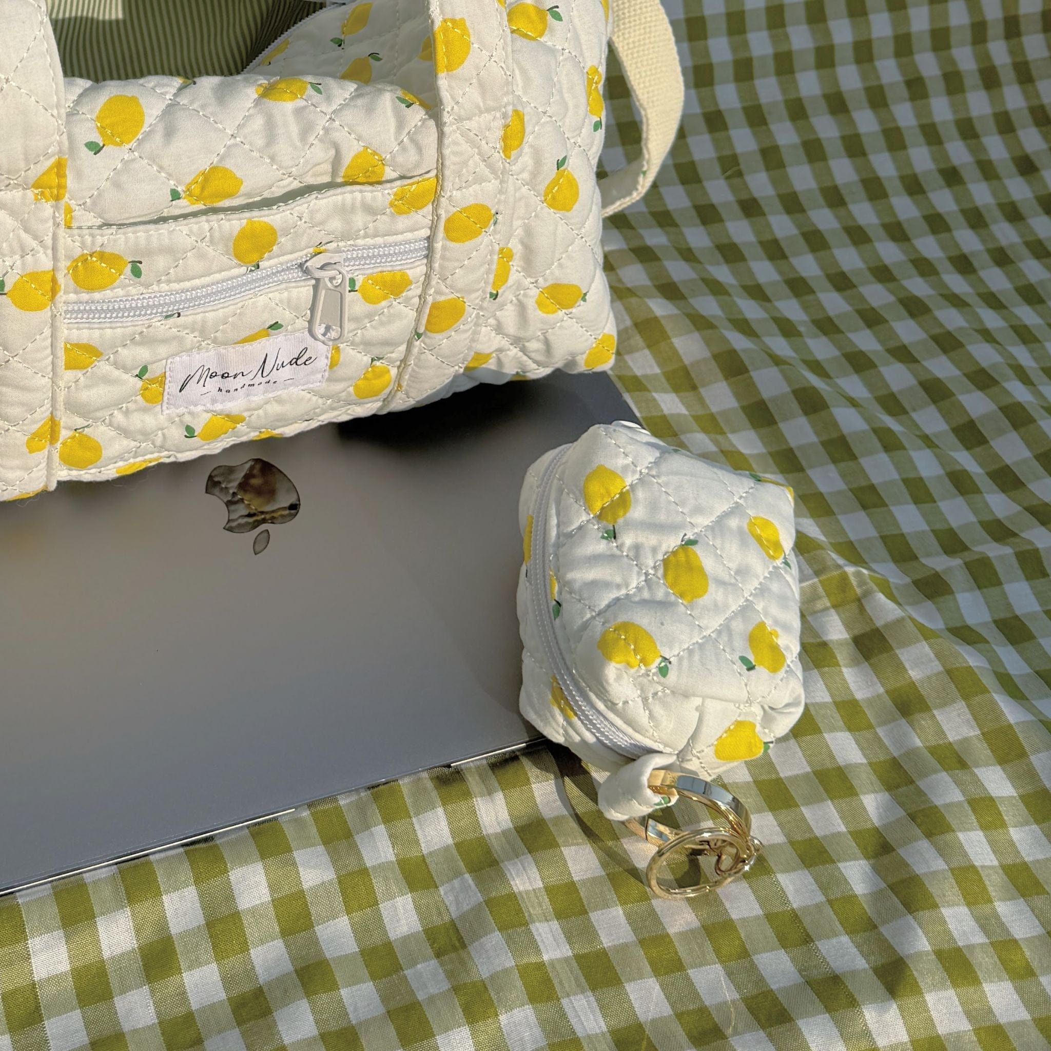 Moon Nude Lemonade Keychain Bag