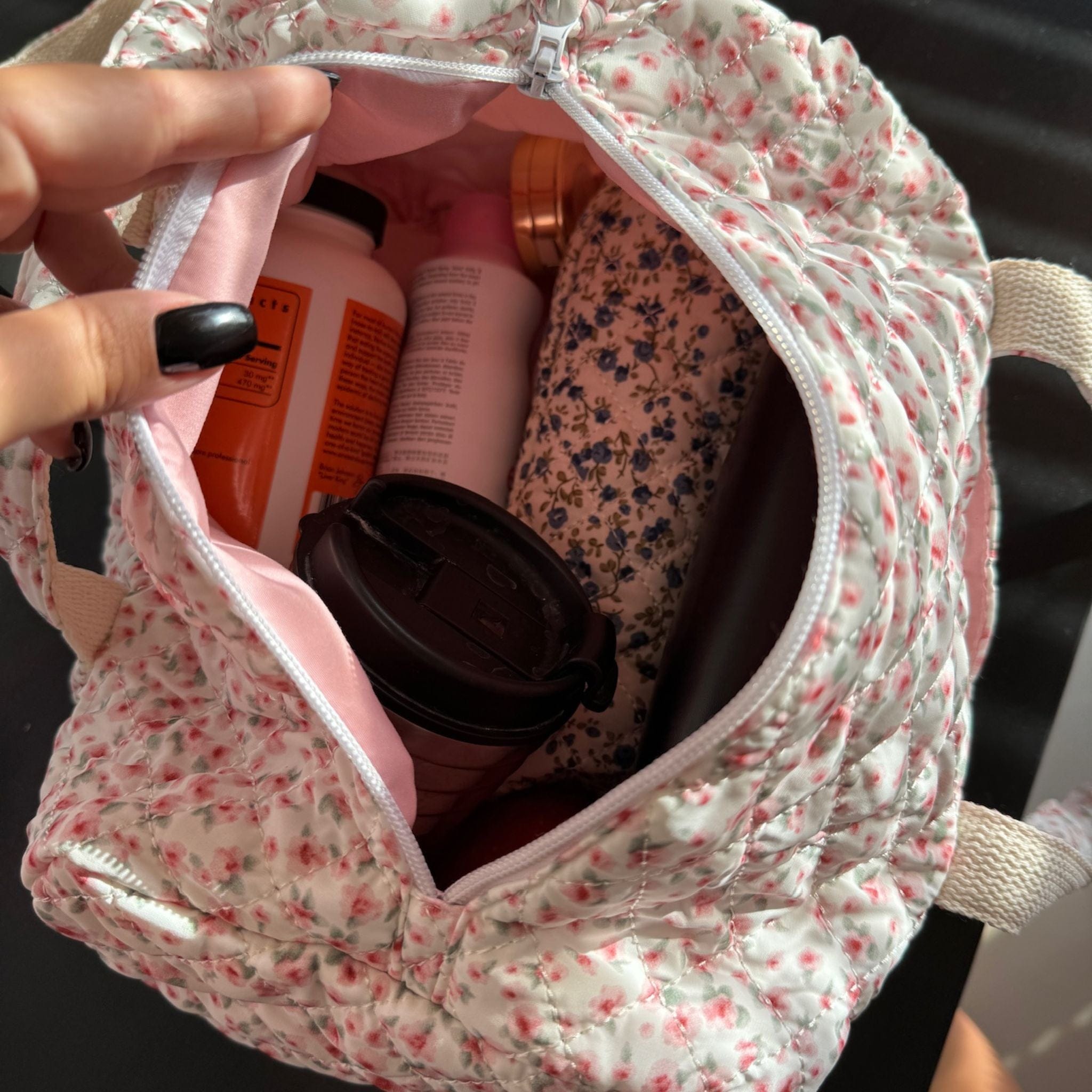 Moon Nude Peony Mini Duffel Bag