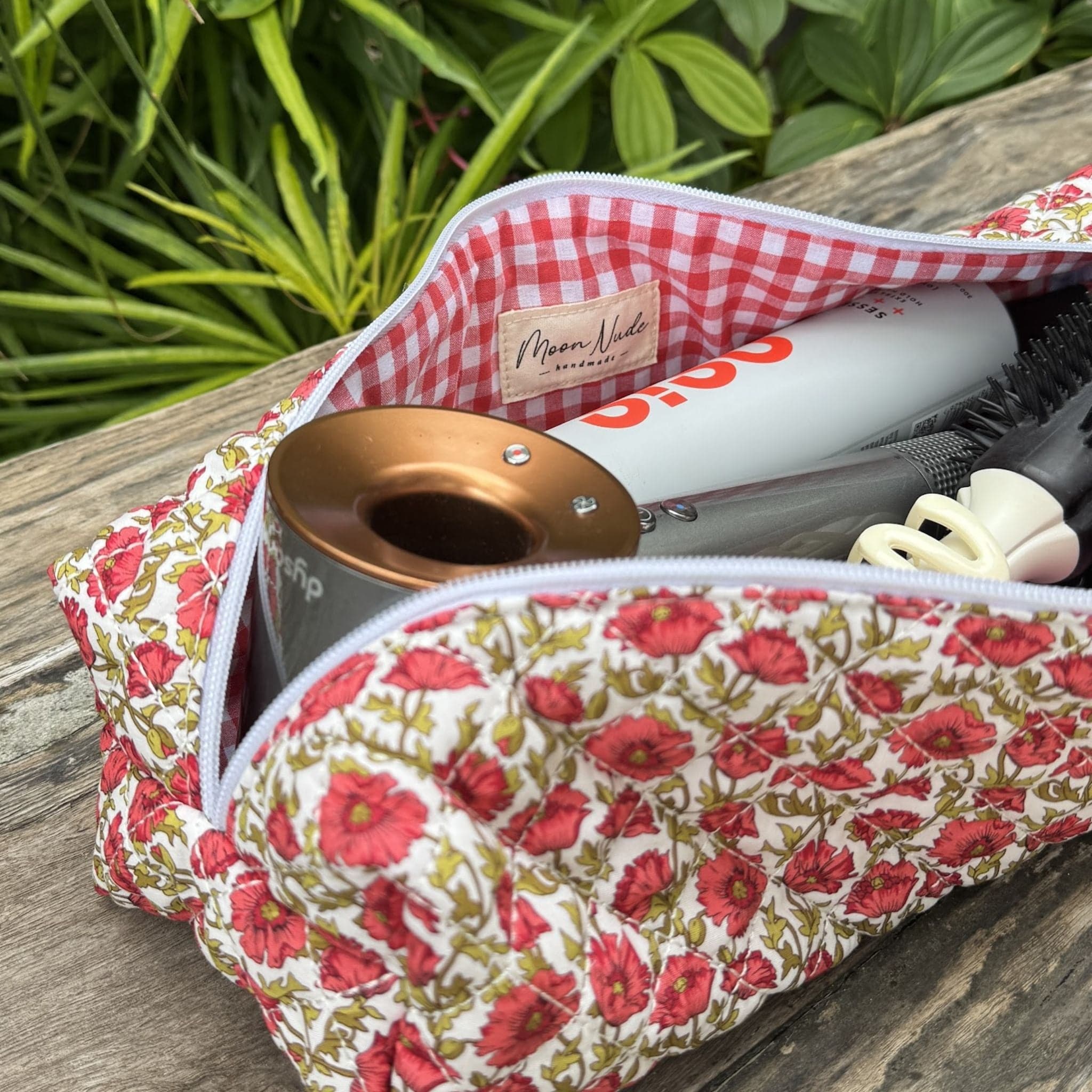 Moon Nude Poppy Hair Tool Bag