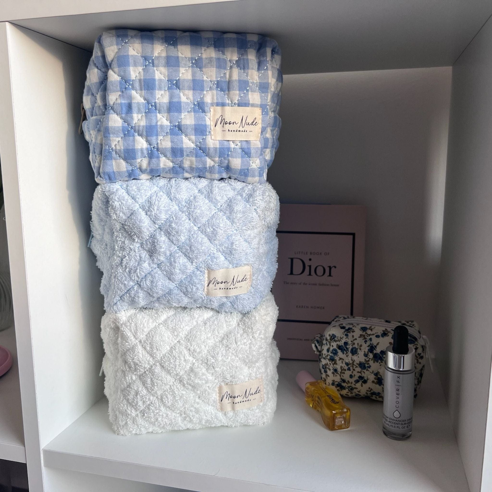 Moon Nude Azure Large Makeup Bag