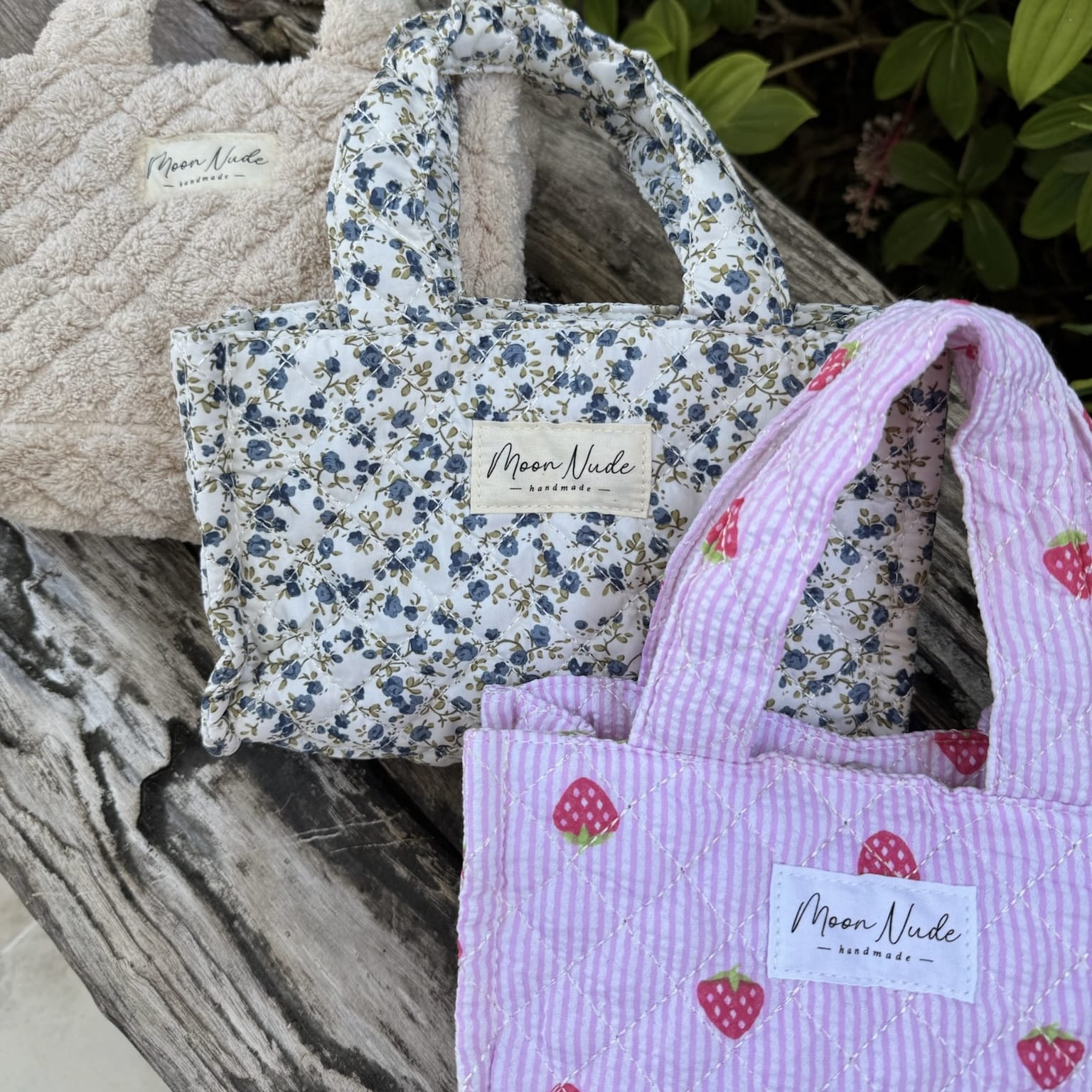 Moon Nude Strawberry Mini Shopper